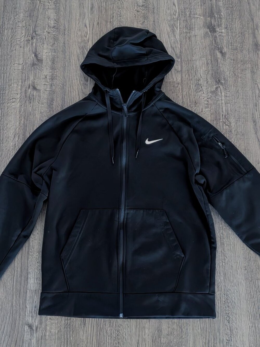 Nike Full Zip Therma-FIT Fleece Hoodie - Mens Medium - DQ4830